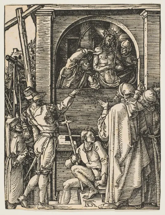 Framed Print : Ecco Homo, from The Small Passion, ca. 1509. Creator: Albrecht Durer Framed Print : Ecco Homo, from The Small Passion, ca. 1509. Creator: Albrecht Durer
