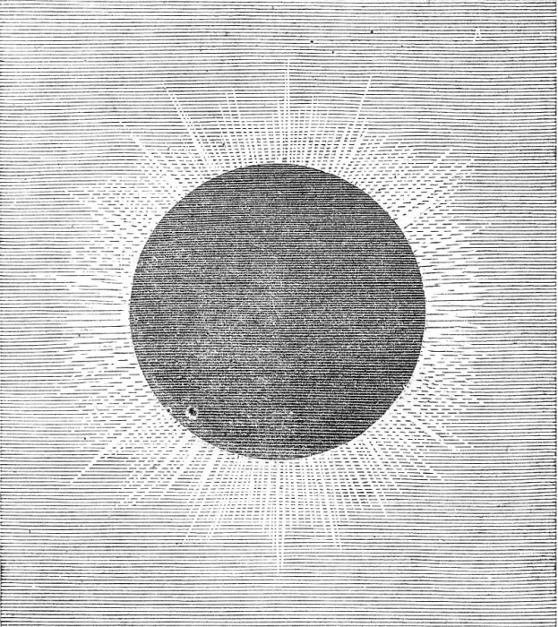 Framed Print : The Eclipse of the Sun, 1871. Creator: Unknown Framed Print : The Eclipse of the Sun, 1871. Creator: Unknown