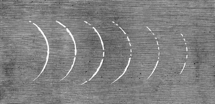 Framed Print : The Eclipse of the Sun on July 18 in Spain - Baily's Beads as seen with an inverting tele... 1860. Creator: Unknown Framed Print : The Eclipse of the Sun on July 18 in Spain - Baily's Beads as seen with an inverting tele... 1860. Creator: Unknown