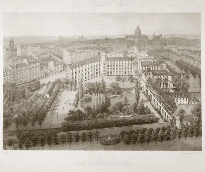 Framed Print : Ecole Sainte Genevieve, Paris, 1867 Framed Print : Ecole Sainte Genevieve, Paris, 1867