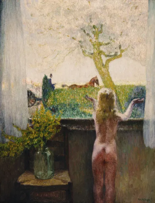 Framed Print : The ecstasy. Artist: Van den Berghe, Frits (1883-1939) Framed Print : The ecstasy. Artist: Van den Berghe, Frits (1883-1939)