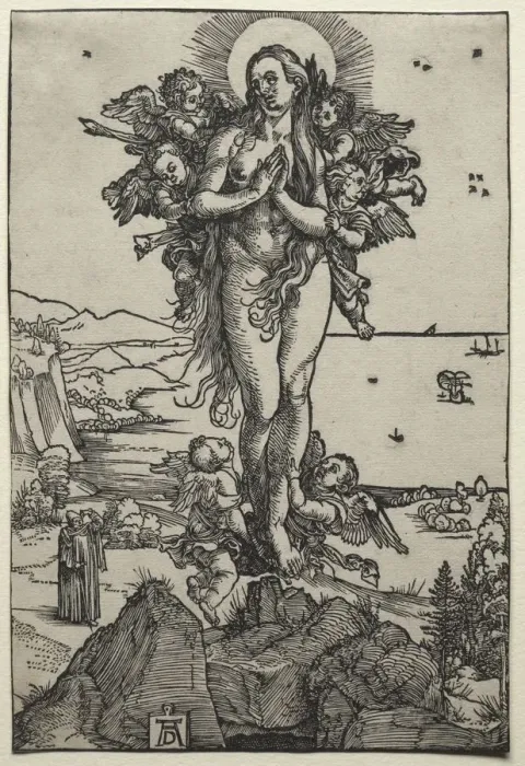 Framed Print : The Ecstasy of Mary Magdalene, 1501-1504. Creator: Albrecht Dürer (German, 1471-1528) Framed Print : The Ecstasy of Mary Magdalene, 1501-1504. Creator: Albrecht Dürer (German, 1471-1528)