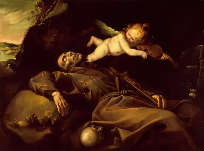 Framed Print : The Ecstasy of Saint Francis, c1615. Creator: Pier Francesco Mazzucchelli Framed Print : The Ecstasy of Saint Francis, c1615. Creator: Pier Francesco Mazzucchelli