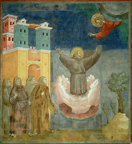 Ecstasy of Saint Francis (from Legend of Saint Francis), 1295-1300. Creator: Giotto di Bondone (1266-1377)