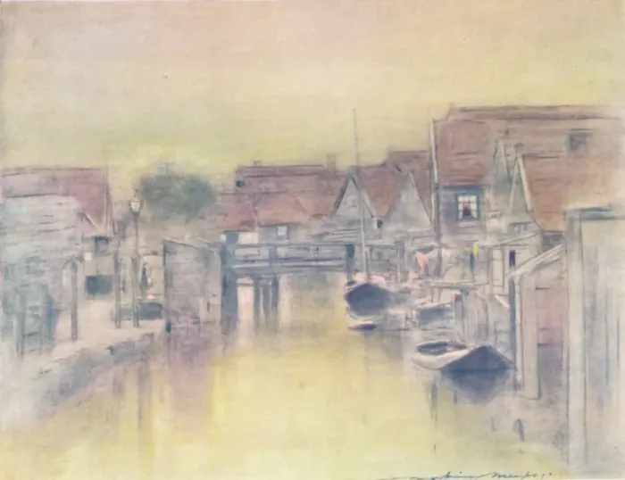 Framed Print : Edam, 1903. Artist: Mortimer L Menpes Framed Print : Edam, 1903. Artist: Mortimer L Menpes