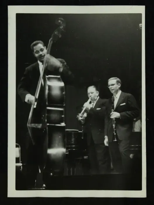 Framed Print : The Eddie Condon All Stars in concert, Colston Hall, Bristol, 1957