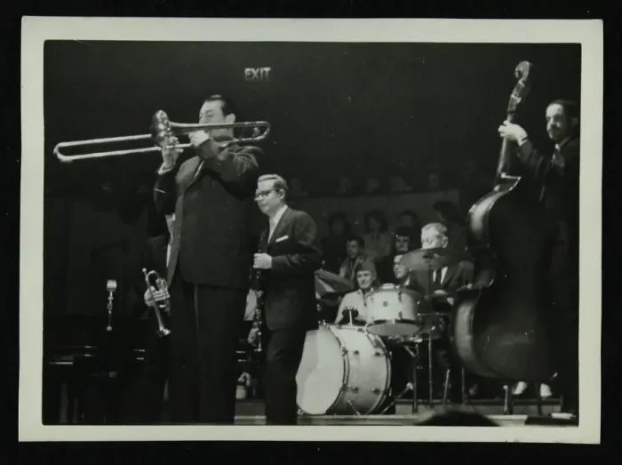 Framed Print : The Eddie Condon All Stars in concert, Colston Hall, Bristol, 1957 Framed Print : The Eddie Condon All Stars in concert, Colston Hall, Bristol, 1957