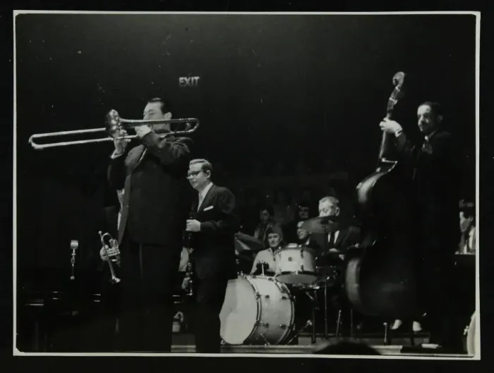 Framed Print : The Eddie Condon All Stars in concert, Colston Hall, Bristol, 1957 Framed Print : The Eddie Condon All Stars in concert, Colston Hall, Bristol, 1957