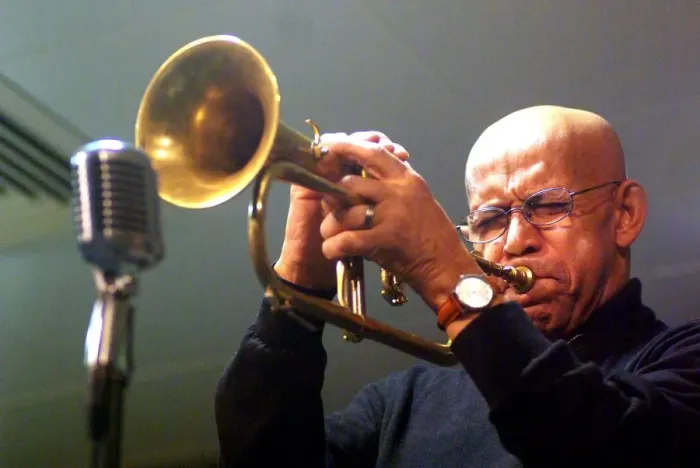 Framed Print : Eddie Henderson, Jazz Hastings Club, Hastings, East Sussex, 2008. Artist: Brian O Connor Framed Print : Eddie Henderson, Jazz Hastings Club, Hastings, East Sussex, 2008. Artist: Brian O Connor