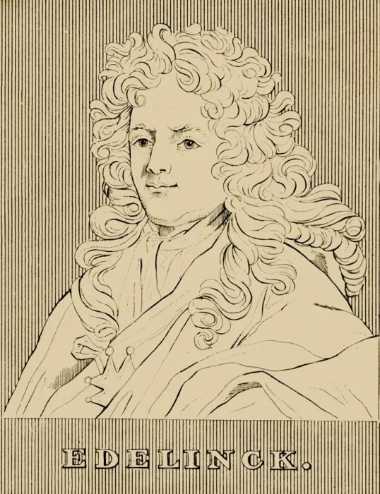 Framed Print : Edelinck, (1640-1707), 1830. Creator: Unknown Framed Print : Edelinck, (1640-1707), 1830. Creator: Unknown