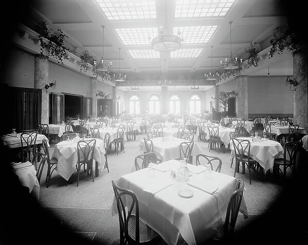 Edelweiss Cafe, Grill Room, Detroit, Mich. between 1905 and 1915. Creator: Unknown