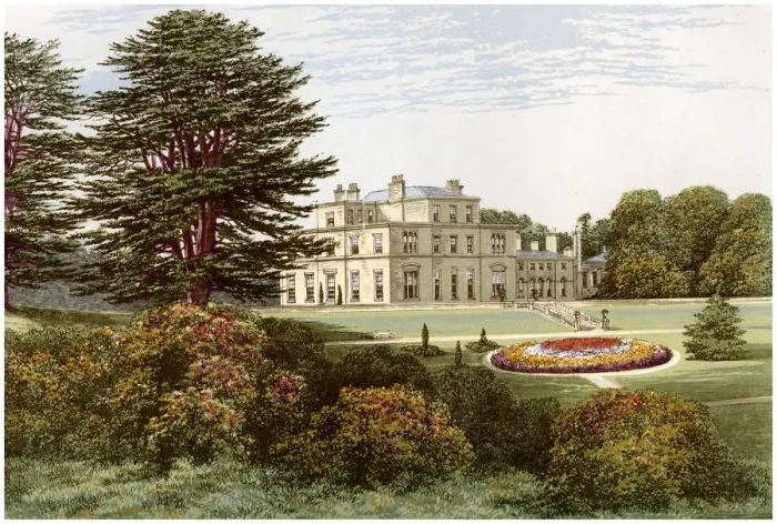 Framed Print : Eden Hall, Cumberland, home of Baronet Musgrave, c1880 Framed Print : Eden Hall, Cumberland, home of Baronet Musgrave, c1880