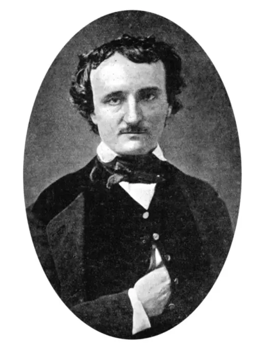 Framed Print : Edgar Allan Poe (1809-1849), American author and poet, early 20th century Framed Print : Edgar Allan Poe (1809-1849), American author and poet, early 20th century