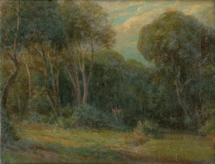 Framed Print : The Edge Of The Forest, 1908. Creator: Ludovit Cordak Framed Print : The Edge Of The Forest, 1908. Creator: Ludovit Cordak