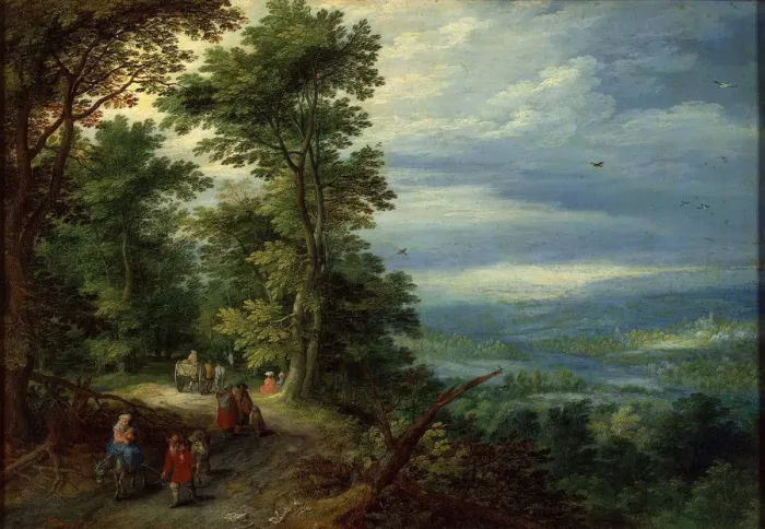Framed Print : Edge of the Forest (The Flight into Egypt), 1610 Framed Print : Edge of the Forest (The Flight into Egypt), 1610