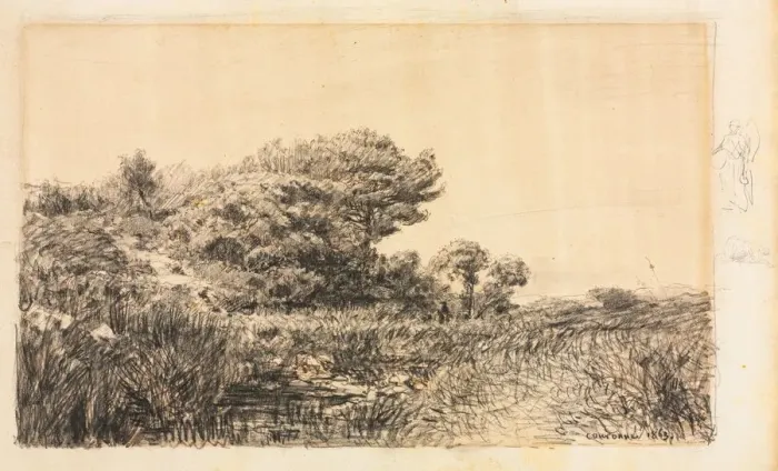 Framed Print : Edge of Marsh at Couronne, 1863. Creator: Felix Ziem (French, 1821-1911) Framed Print : Edge of Marsh at Couronne, 1863. Creator: Felix Ziem (French, 1821-1911)