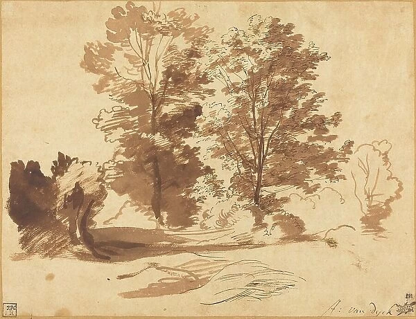 The Edge of a Wood, 1630s. Creator: Anthony van Dyck