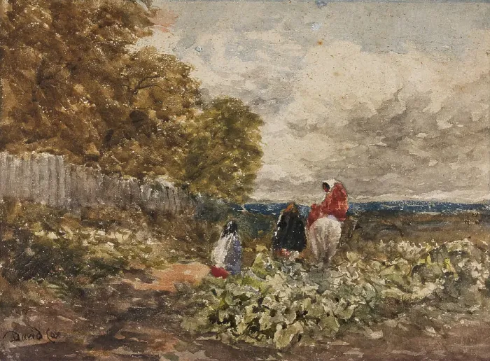 Framed Print : The Edge of the Wood, c1830s. Creator: David Cox the Elder Framed Print : The Edge of the Wood, c1830s. Creator: David Cox the Elder