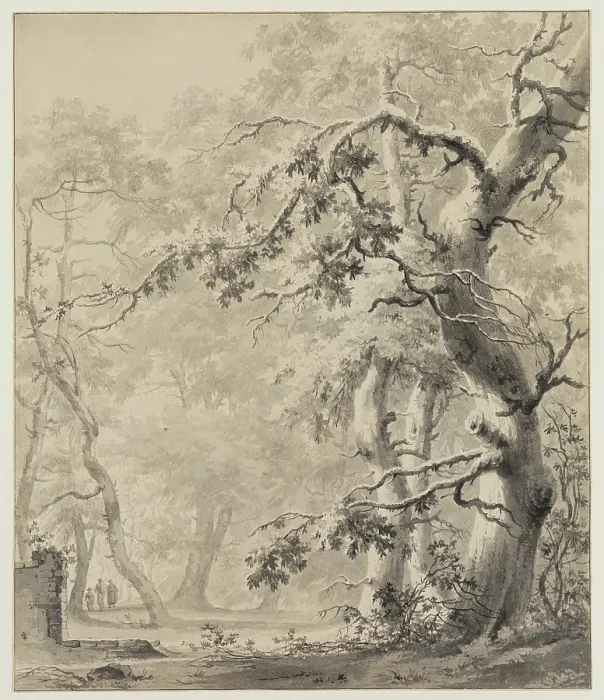 Framed Print : Edge of the Woods, between 1780 and 1789. Creator: Jacobus van Liender Framed Print : Edge of the Woods, between 1780 and 1789. Creator: Jacobus van Liender
