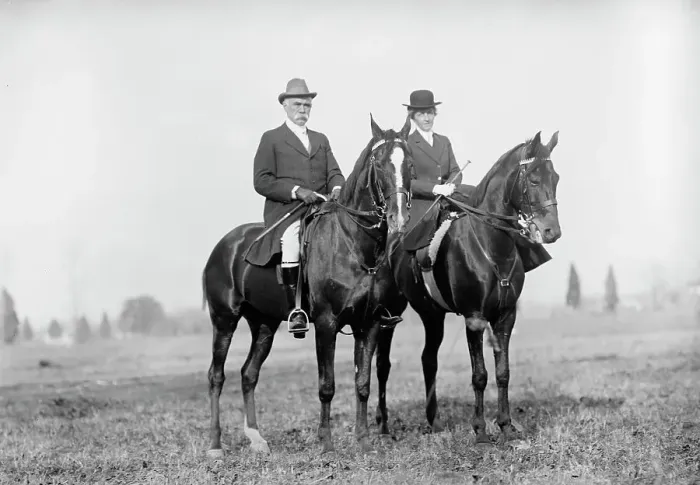 Framed Print : Edgewood Hunt - Colonel Thompson; Mrs. W.S. Bowen, 1912. Creator: Harris & Ewing. Edgewood Hunt - Colonel Thompson; Mrs. W.S. Bowen, 1912. Creator: Harris & Ewing Framed Print : Edgewood Hunt - Colonel Thompson; Mrs. W.S. Bowen, 1912. Creator: Harris & Ewing. Edgewood Hunt - Colonel Thompson; Mrs. W.S. Bowen, 1912. Creator: Harris & Ewing