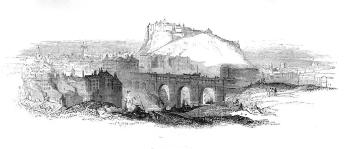 Framed Print : Edinburgh, 1842. Creator: Unknown Framed Print : Edinburgh, 1842. Creator: Unknown