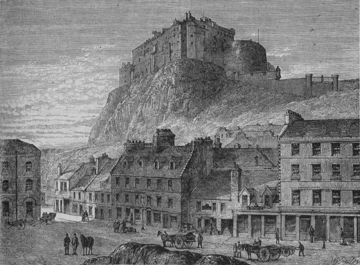 Framed Print : Edinburgh Castle, c1880 Framed Print : Edinburgh Castle, c1880