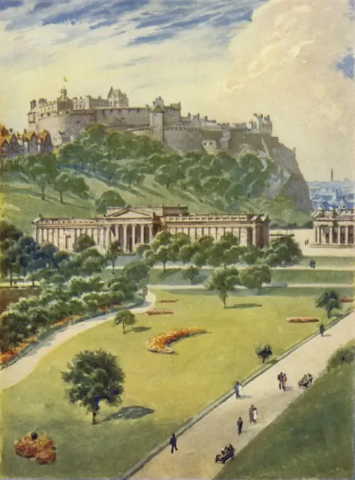 Framed Print : Edinburgh Castle, c1948. Creator: Unknown Framed Print : Edinburgh Castle, c1948. Creator: Unknown