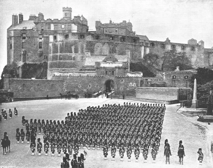 Framed Print : Edinburgh Castle, Edinburgh, Scotland, 1894. Creator: Unknown Framed Print : Edinburgh Castle, Edinburgh, Scotland, 1894. Creator: Unknown