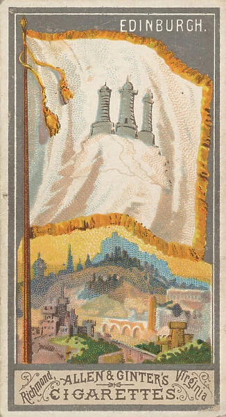 Edinburgh, from the City Flags series (N6) for Allen & Ginter Cigarettes Brands, 1887