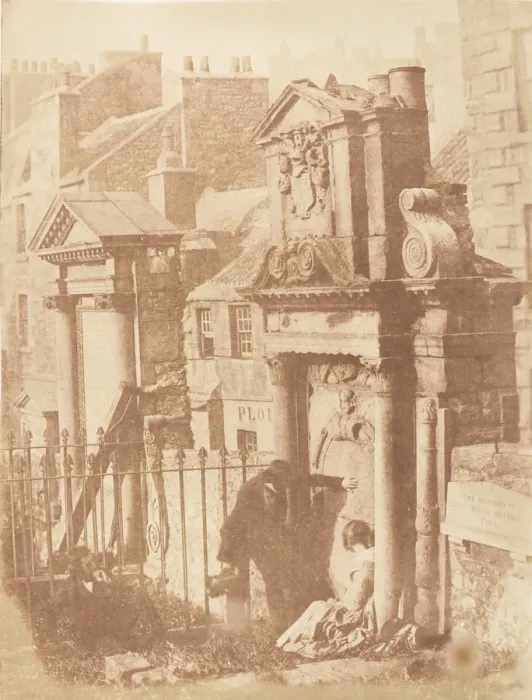 Framed Print : Edinburgh. Greyfriars Churchyard, 1843-47. Creators: David Octavius Hill, Robert Adamson Framed Print : Edinburgh. Greyfriars Churchyard, 1843-47. Creators: David Octavius Hill, Robert Adamson