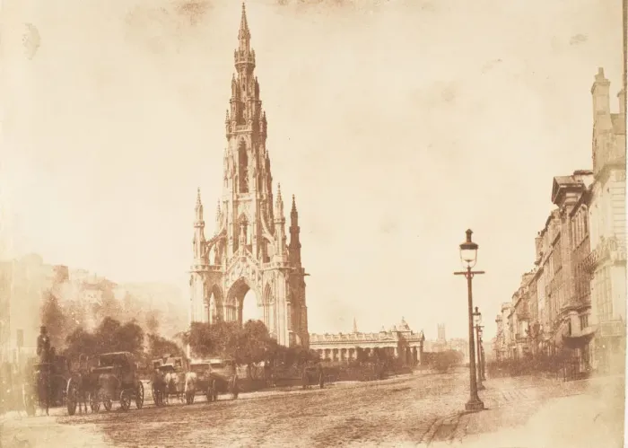 Framed Print : Edinburgh. The Scott Monument, 1843-47. Creators: David Octavius Hill, Robert Adamson Framed Print : Edinburgh. The Scott Monument, 1843-47. Creators: David Octavius Hill, Robert Adamson