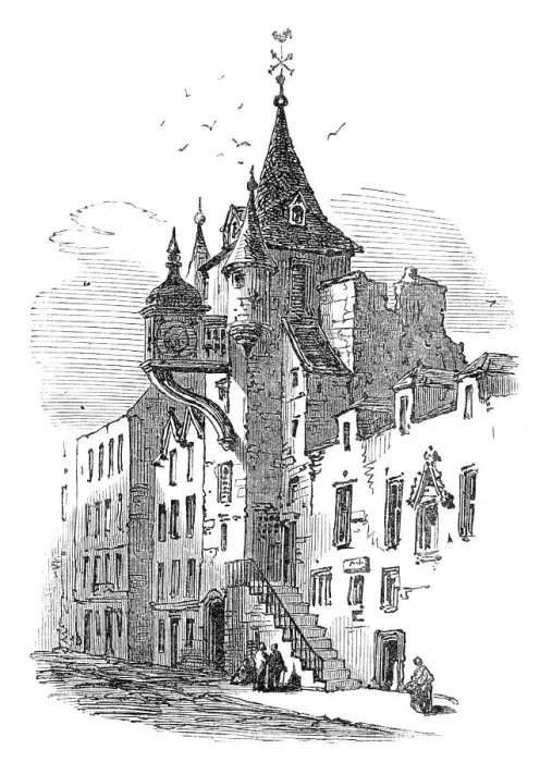 Framed Print : Edinburgh: the Tolbooth, 1864. Creator: Unknown Framed Print : Edinburgh: the Tolbooth, 1864. Creator: Unknown