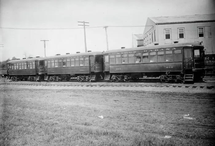 Framed Print : Edison Storage Battery Train, 1912. Creator: Bain News Service Framed Print : Edison Storage Battery Train, 1912. Creator: Bain News Service