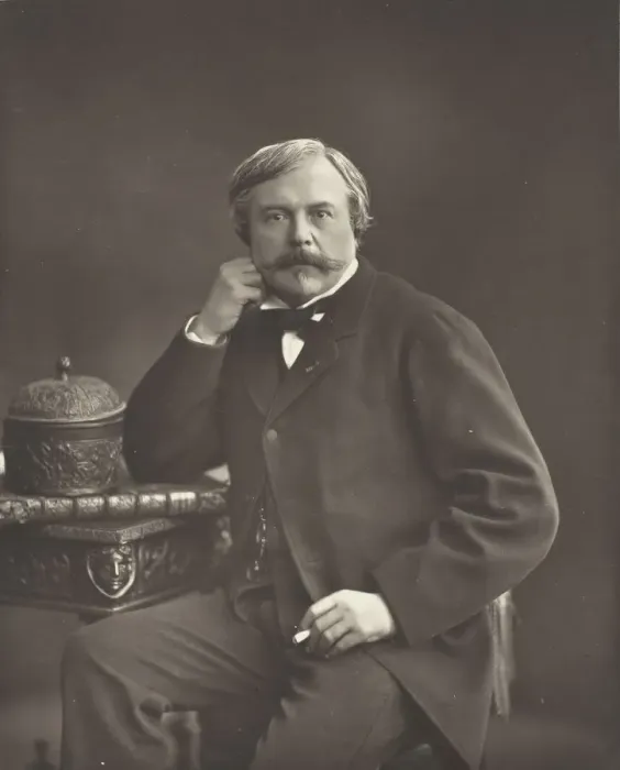Framed Print : Edmond de Goncourt (French writer and critic, 1822-1896), c. 1853 / 76. Creator: Nadar Framed Print : Edmond de Goncourt (French writer and critic, 1822-1896), c. 1853 / 76. Creator: Nadar