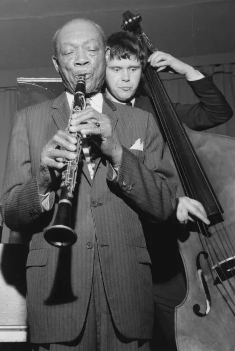 Framed Print : Edmond Hall, Mick Gilligan and the Alan Elsdon Band, 1966. Creator: Brian Foskett Framed Print : Edmond Hall, Mick Gilligan and the Alan Elsdon Band, 1966. Creator: Brian Foskett