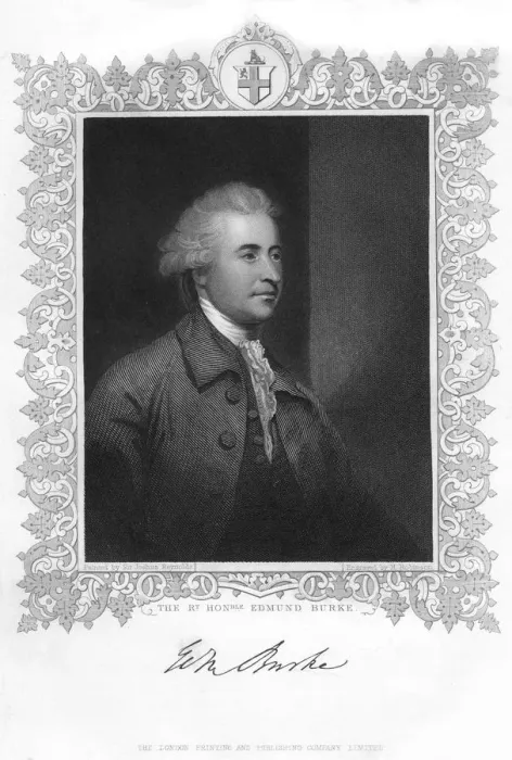 Framed Print : Edmund Burke, Irish statesman, author, orator, political theorist, and philosopher, 19th century. Artist: H Robinson Framed Print : Edmund Burke, Irish statesman, author, orator, political theorist, and philosopher, 19th century. Artist: H Robinson