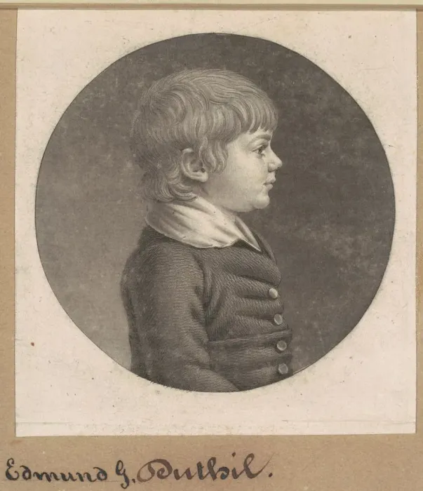 Framed Print : Edmund G. Dutilh, 1802. Creator: Charles Balthazar Julien Fevret de Saint-Memin Framed Print : Edmund G. Dutilh, 1802. Creator: Charles Balthazar Julien Fevret de Saint-Memin