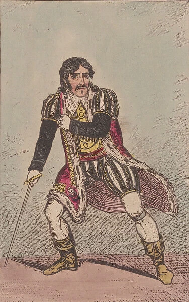 Edmund Kean as Richard III, ca. 1814. ca. 1814. Creator: George Cruikshank