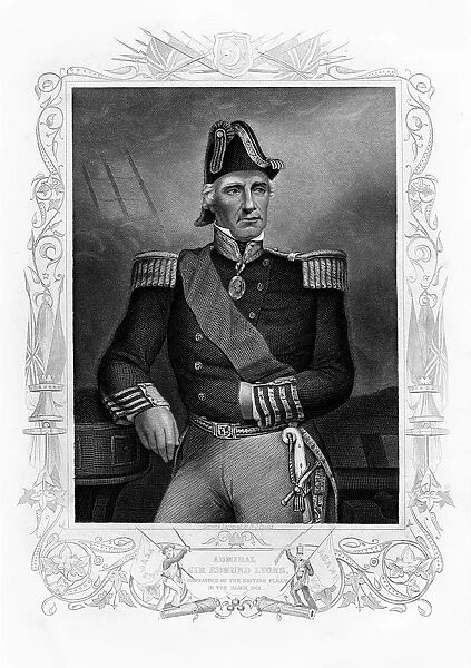 Edmund Lyons, 1st Baron Lyons, Commander of the Black Sea Fleet, 19th century. Artist: DJ Pound
