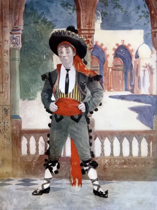 Framed Print : Edmund Payne in The Toreador, c1902. Artist: Ellis & Walery Framed Print : Edmund Payne in The Toreador, c1902. Artist: Ellis & Walery
