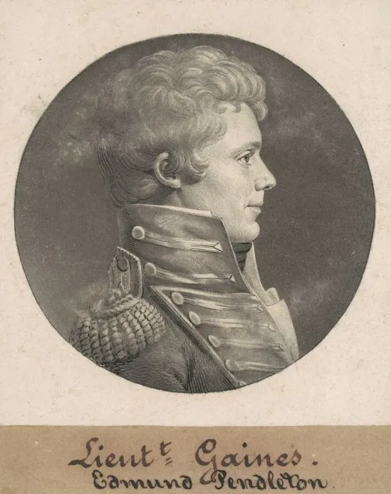 Framed Print : Edmund Pendleton Gaines, 1807-1808. Creator: Charles Balthazar Julien Fé Framed Print : Edmund Pendleton Gaines, 1807-1808. Creator: Charles Balthazar Julien Fé