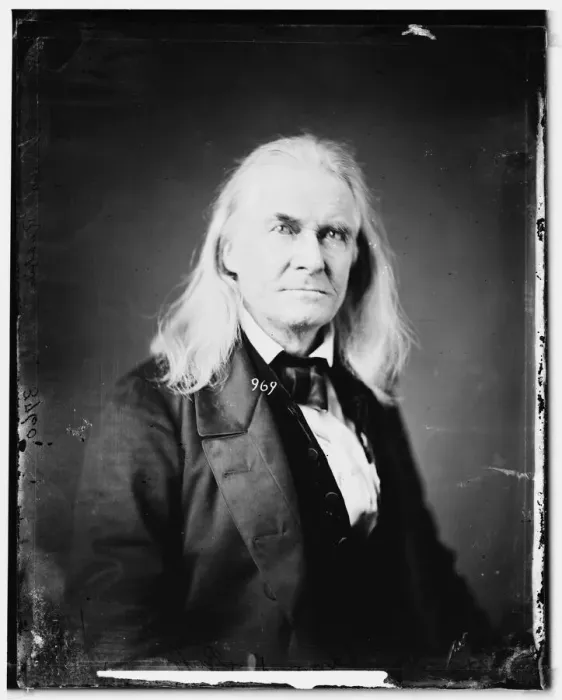 Framed Print : Edmund Ruffin, between 1860 and 1875. Creator: Unknown