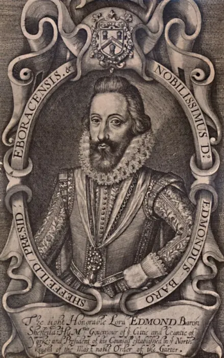Framed Print : Edmund Sheffield, 1st Earl of Mulgrave, English statesman, early 17th century (1894). Artist: Renold Elstrack Framed Print : Edmund Sheffield, 1st Earl of Mulgrave, English statesman, early 17th century (1894). Artist: Renold Elstrack