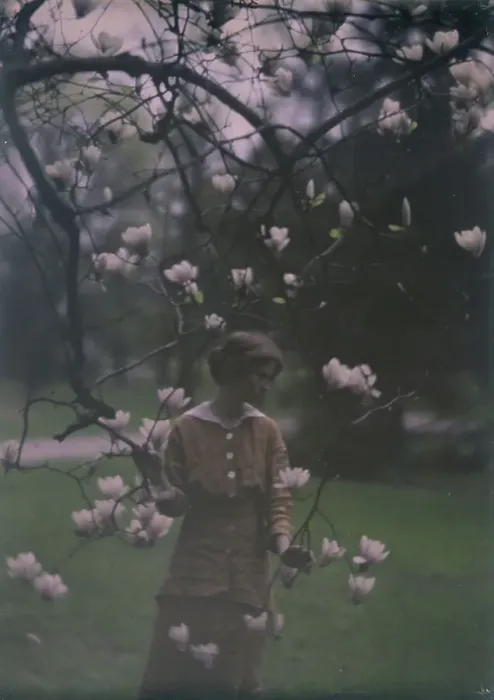 Framed Print : Edna St. Vincent Millay at Mitchell Kennerley's house in Mamaroneck, New York, 1914. Creator: Arnold Genthe Framed Print : Edna St. Vincent Millay at Mitchell Kennerley's house in Mamaroneck, New York, 1914. Creator: Arnold Genthe