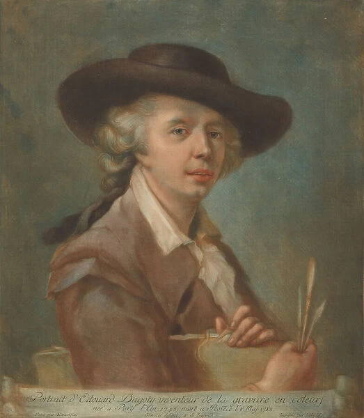 Edouard Gautier d Agoty, c. 1783. Creator: Carlo Lasinio