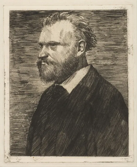 Framed Print : Edouard Manet, Bust-Length Portrait, 1864-65. Creator: Edgar Degas Framed Print : Edouard Manet, Bust-Length Portrait, 1864-65. Creator: Edgar Degas