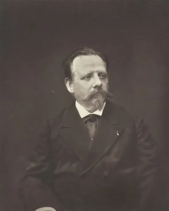 Framed Print : Edouard Siebecker, c. 1876 / 84. Creator: Etienne Carjat Framed Print : Edouard Siebecker, c. 1876 / 84. Creator: Etienne Carjat