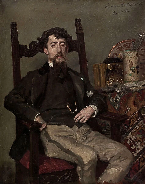 Edouardo Zamacois Y Zabala, c.1870. Creator: Henri Pille
