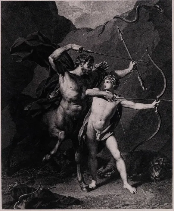 The Education of Achilles Print, 1794. Art Prints, Posters