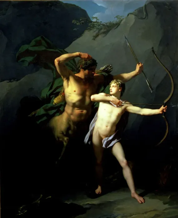 Framed Print : The Education of Achilles by Jean Baptiste Regnault Framed Print : The Education of Achilles by Jean Baptiste Regnault